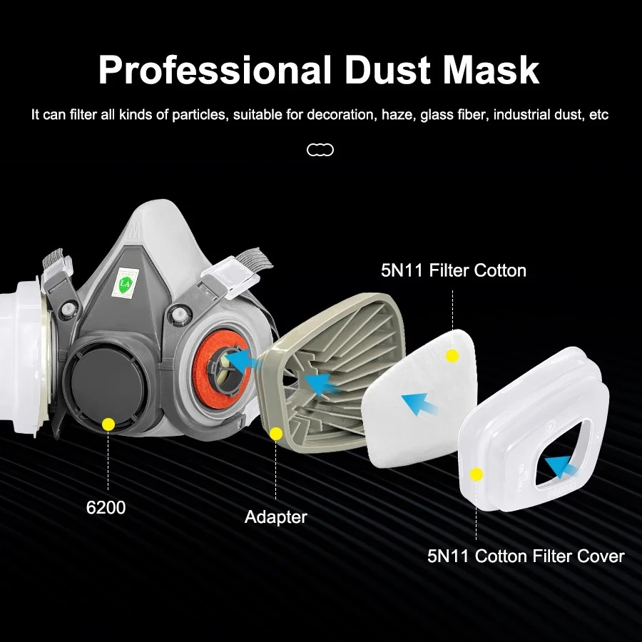 6200 Toz Maskesi Yarım Yüz 503 - Respirator Half Face incelemesi ve fiyatı